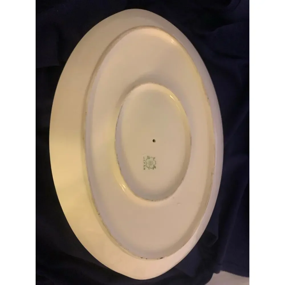 Vintage Japan Japanese China Dinnerware Gravy Boat Floral Flowers Scrollwork
